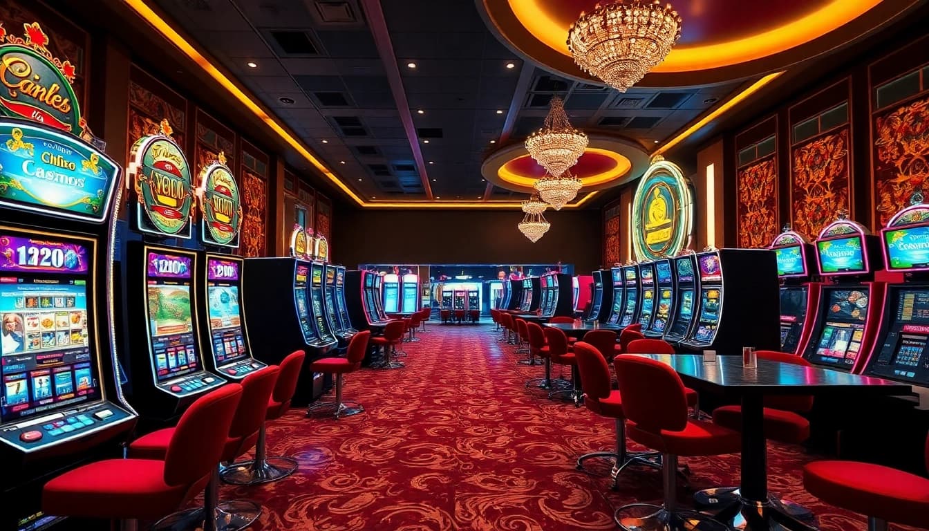 Entdecken Sie das aufregende Erlebnis der besten Online-Casinos mit luxuriösen Automaten und eleganten Designs.