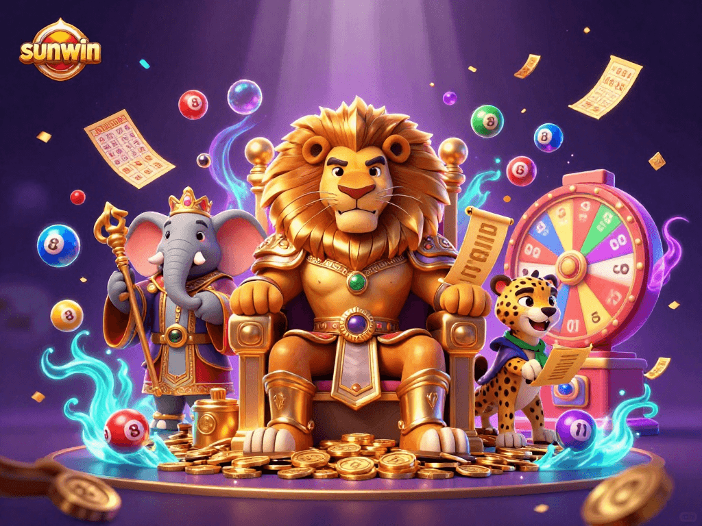 Join sunwin's thrilling lottery adventure with vibrant characters and dynamic game elements