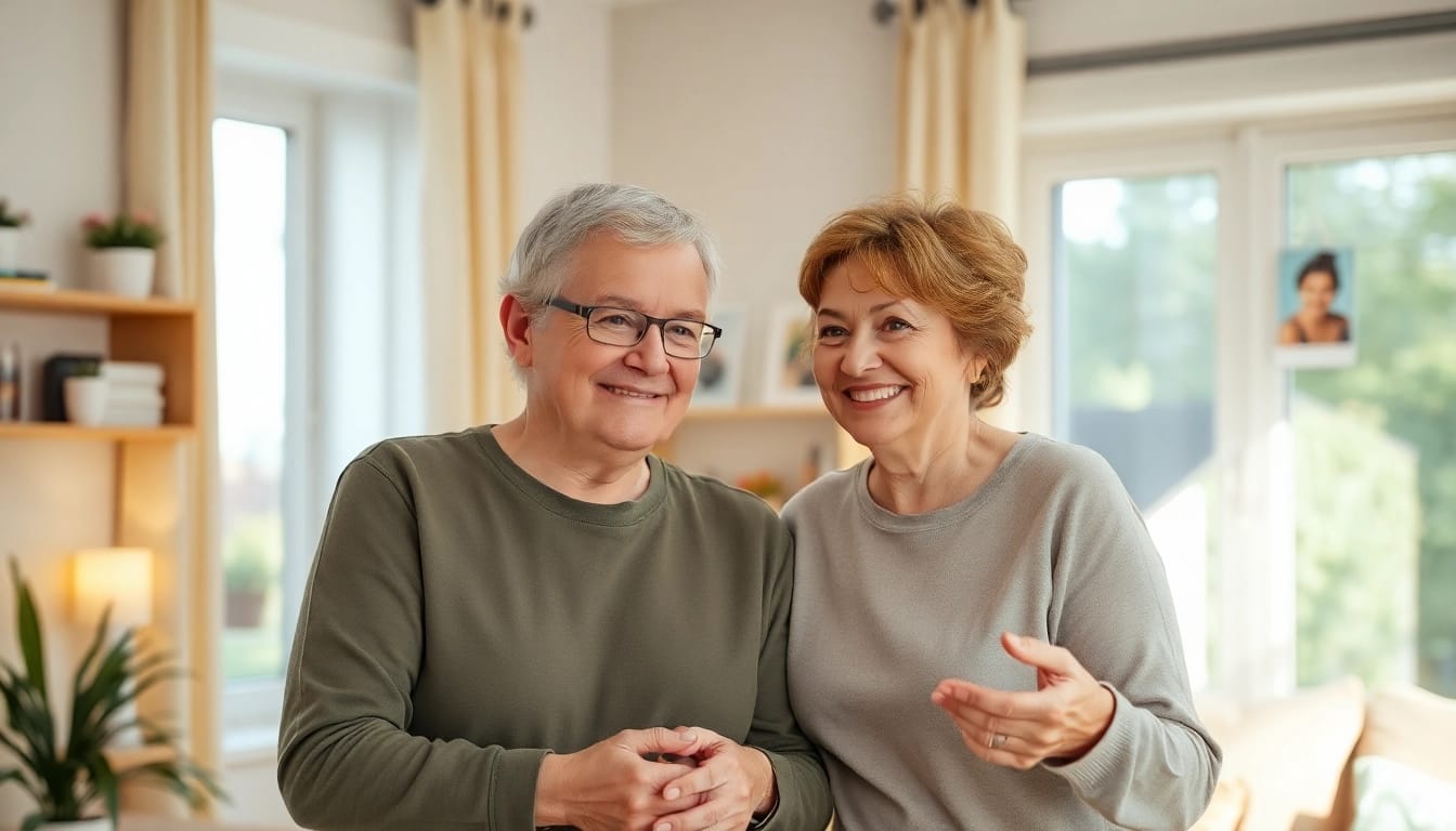Pflegedienst unterstützt mit fürsorglicher Pflege und alltäglichen Aufgaben für Senioren.
