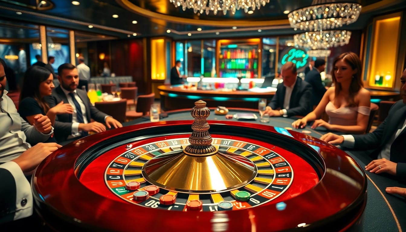 Engage with the best plagiarism scanner as players analyze strategies at a luxurious casino table.