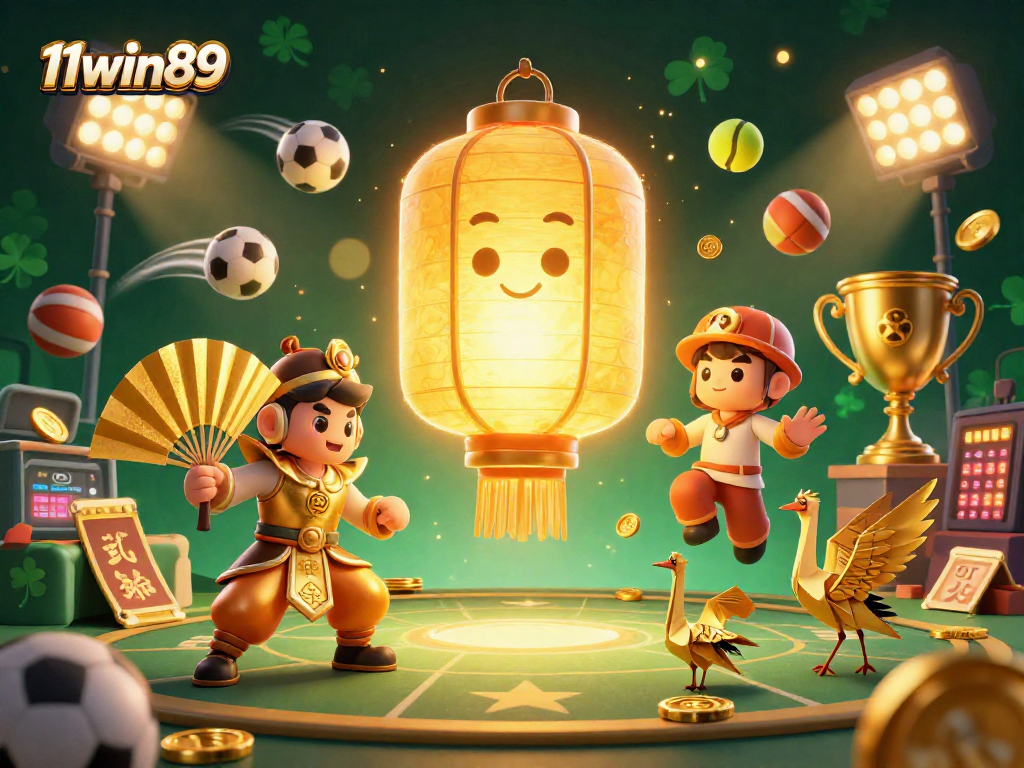 Experience thrilling gameplay at 11win89 with vibrant casino elements and lucky symbols illuminating your betting journey.