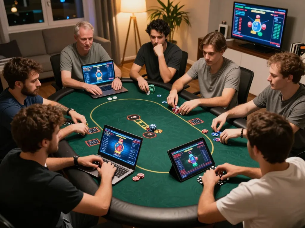 Treten Sie mit dem Immobilienmakler Frankfurt Ginnheim bei einem Online-Pokerspiel mit strategischem Gameplay und Wetten in Kontakt.
