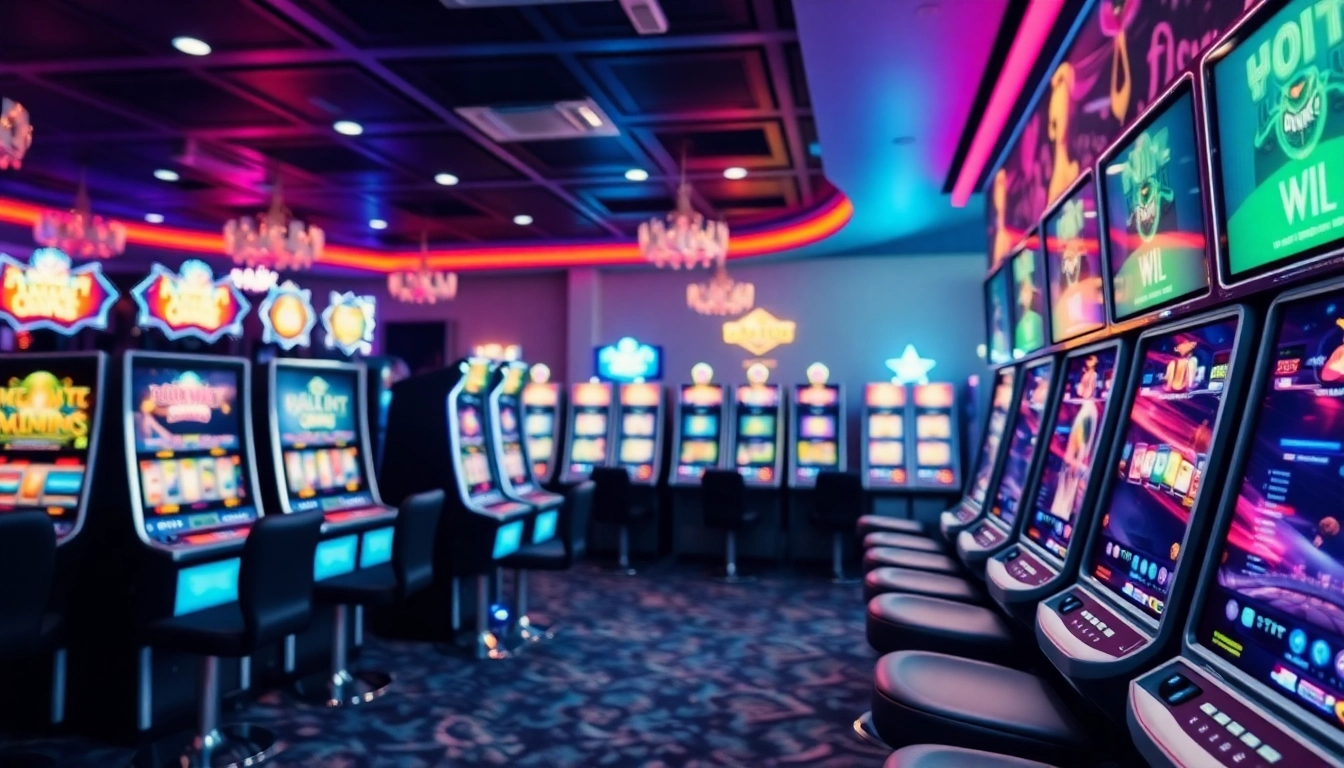 Erleben Sie das beste Online Casino Schweiz mit aufregenden Spielautomaten und atemberaubenden Lichtern.