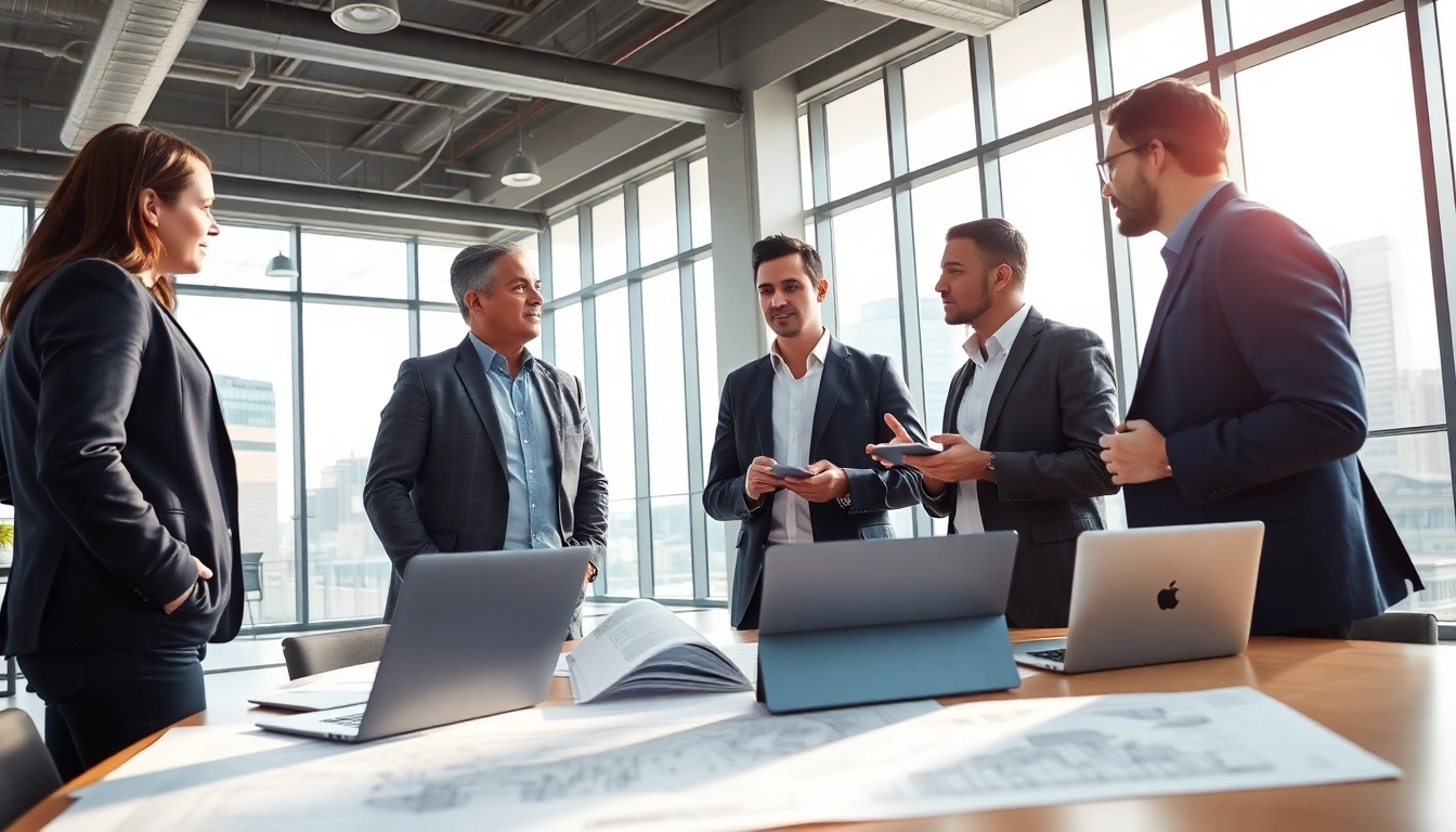 Headhunter Ingenieure in an engaging discussion with diverse engineering professionals.