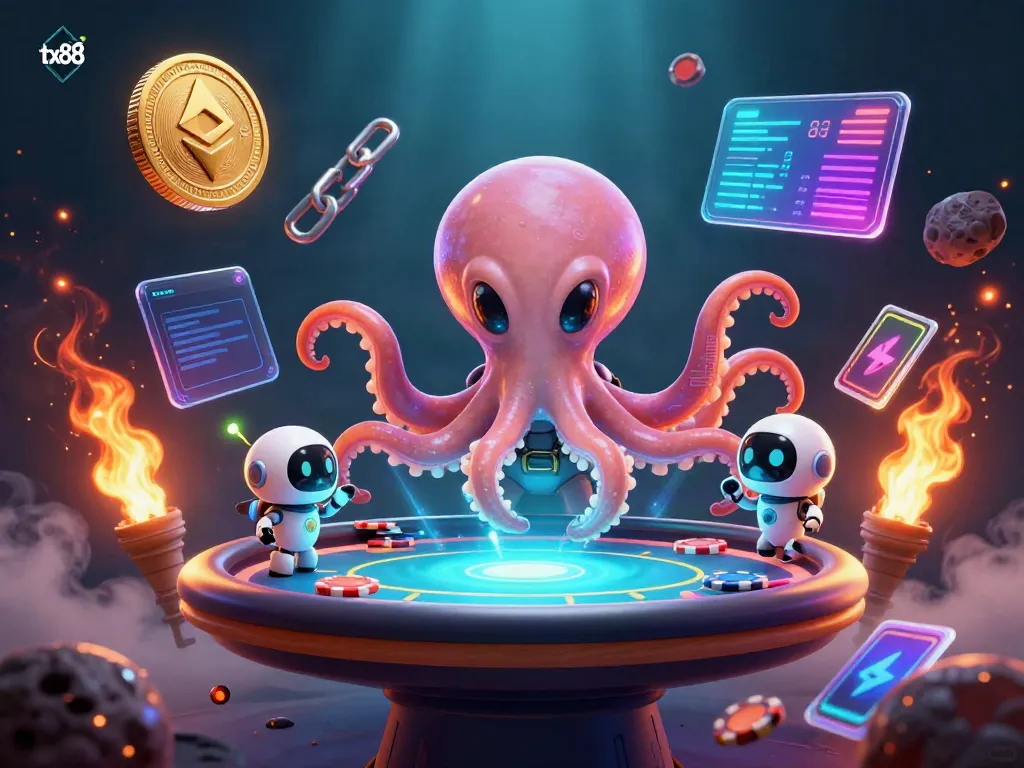 Engage in thrilling online betting at tx88 with holographic poker tables and alien characters.