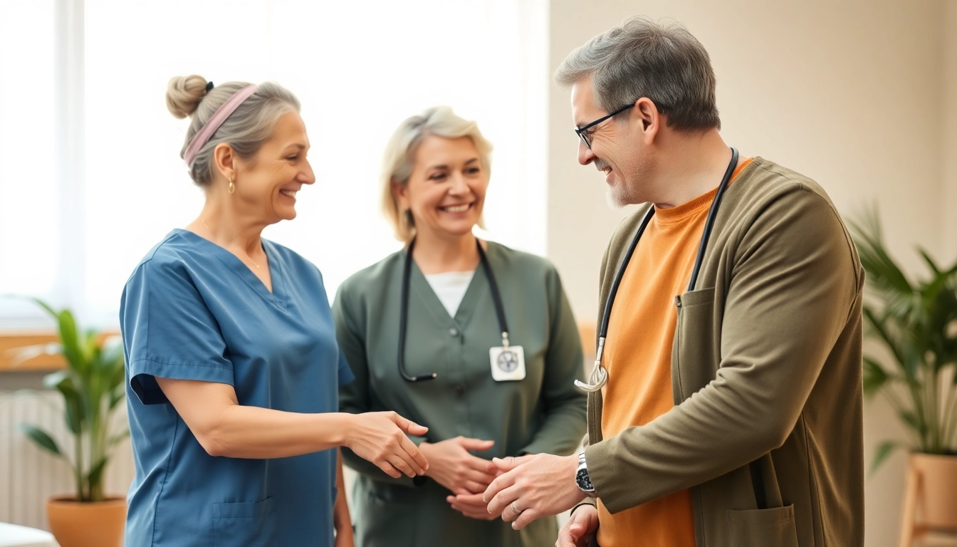 Pflegekräfte fördern personalgewinnung in der pflege durch positive Interaktionen mit Patienten.