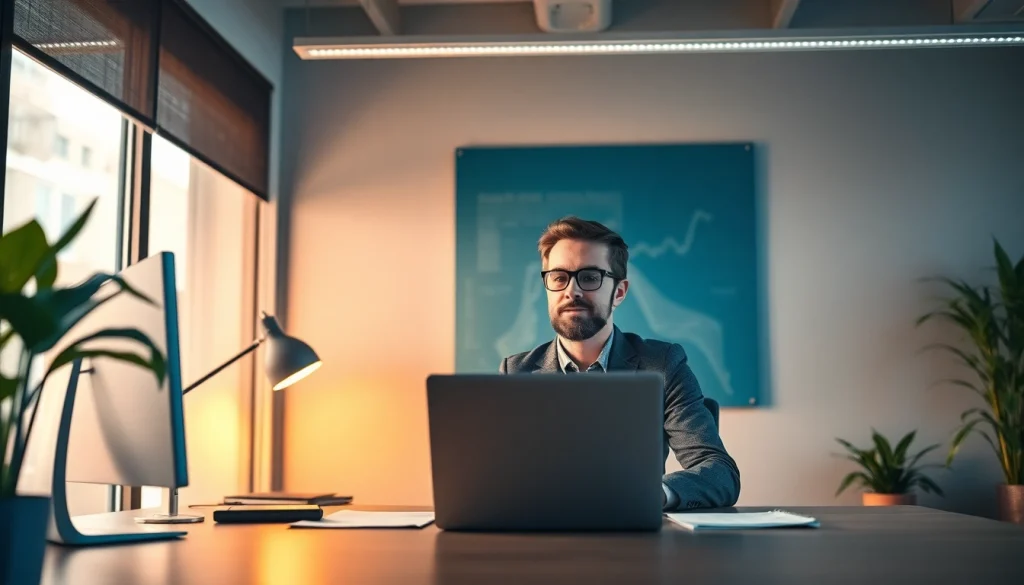 Headhunter Rostock bei Beratungsgespräch im modernen Büro mit Telefon und Notizen.
