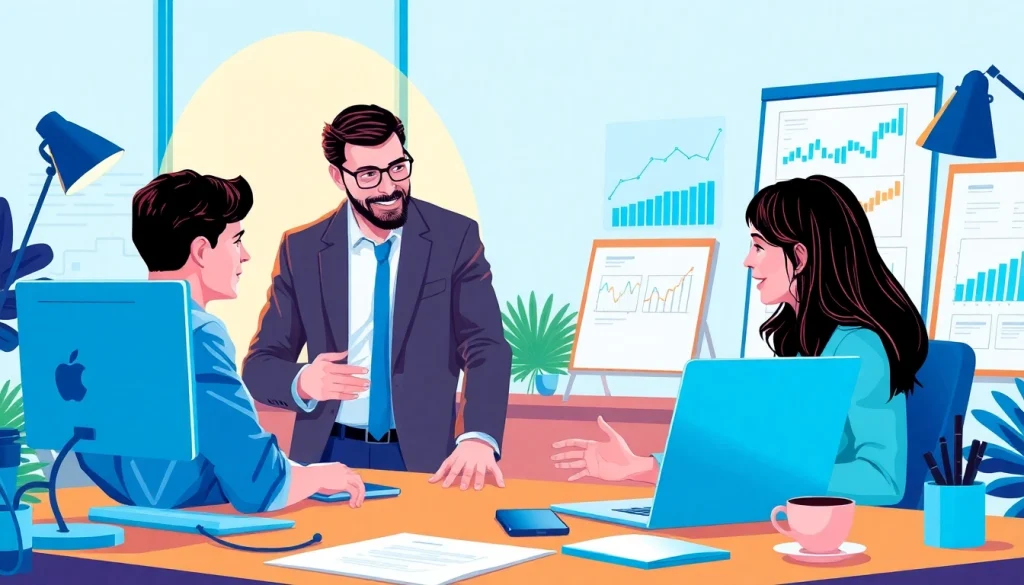 Interaktive Beratung durch einen Headhunter IT bei der Rekrutierung von Fachkräften.