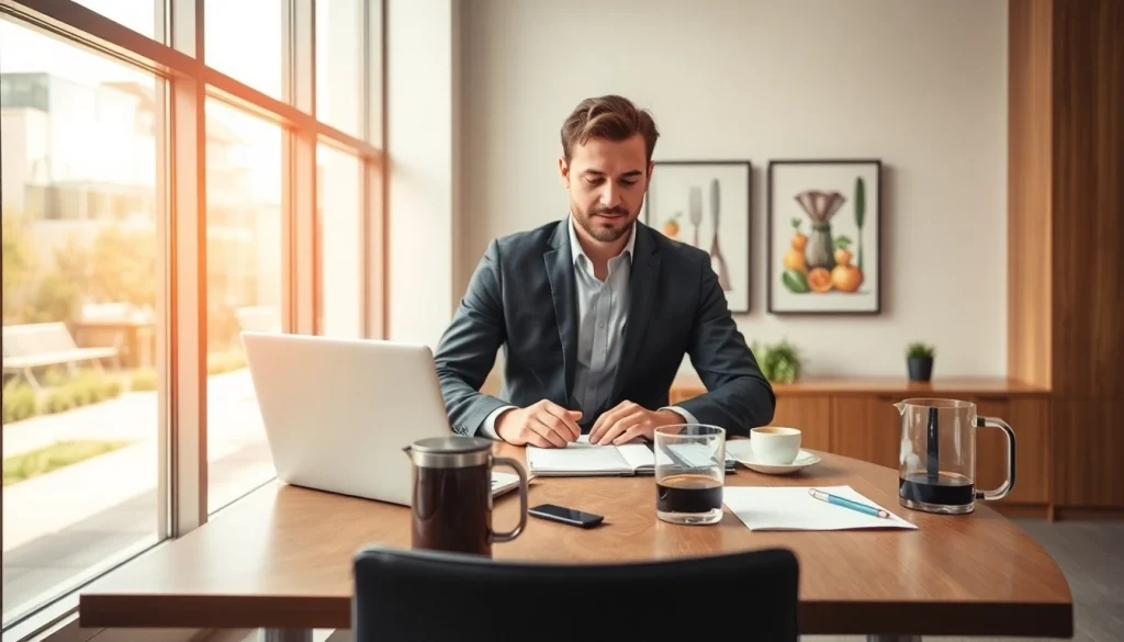 Headhunter Gastronomie im modernen Büro mit inspirierendem Ambiente.