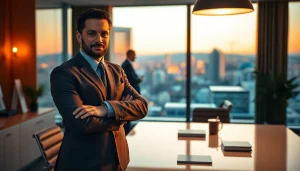 Headhunter Schweiz berät erfolgreich Kunden in einem modernen Büro.